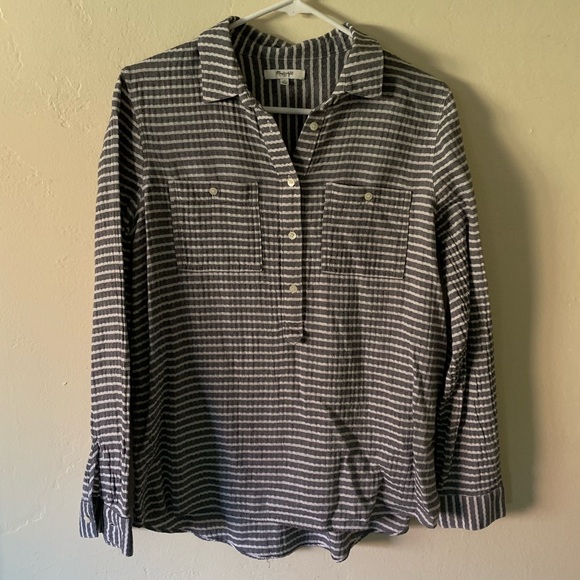 Madewell striped button down - Picture 2 of 6